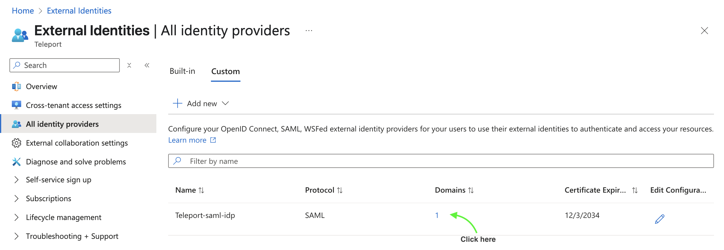 Entra ID update IdP domain